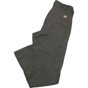 Dickies Slim Straight Cargo Army Green Pants Size 31 x 32